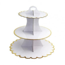 3-Tier Round Cupcake Stand for Parties & Dessert Tables