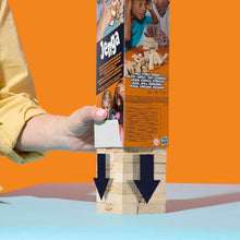 Classic Jenga Wood Block Stacking Party Game with Digital Die