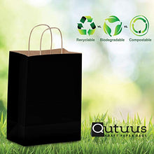 10 x 5 x 13-Inch Kraft Paper Shopping Bags for Party Favors