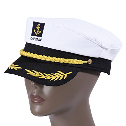 Adult Yacht Captain Sailor Hat for Costume Parties