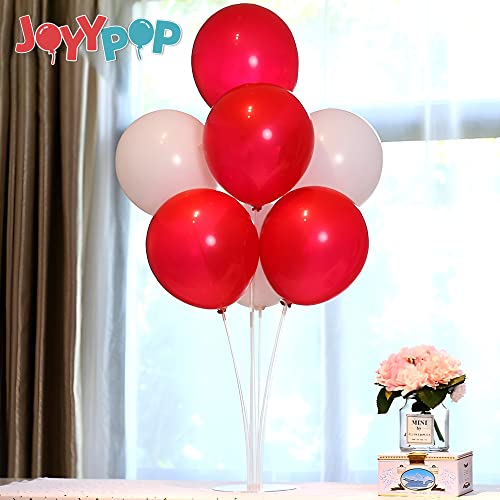 8-Set Balloon Stand Kit with Table Bases & Sticks