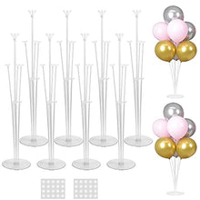 8-Set Balloon Stand Kit with Table Bases & Sticks