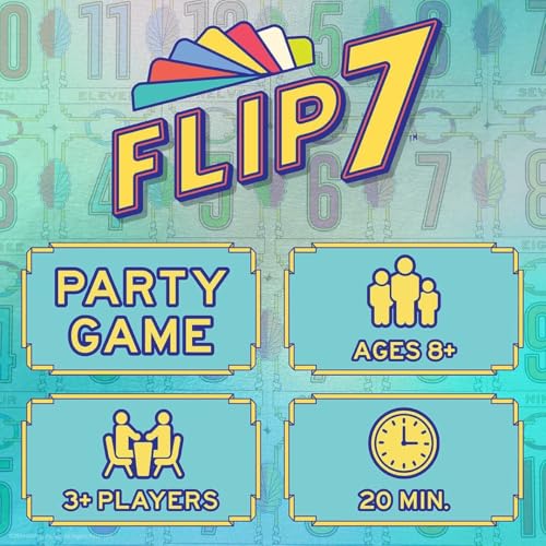 Flip 7 Press-Your-Luck Strategy Card Game for Parties