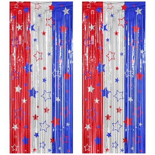 Colorful Foil Fringe Backdrop Curtain for Party Photos