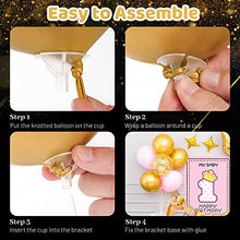 8-Set Balloon Stand Kit with Table Bases & Sticks