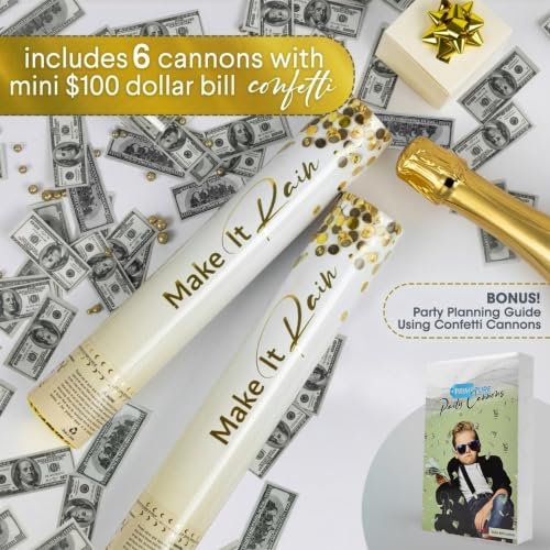 Confetti Cannon Party Poppers for Celebrations