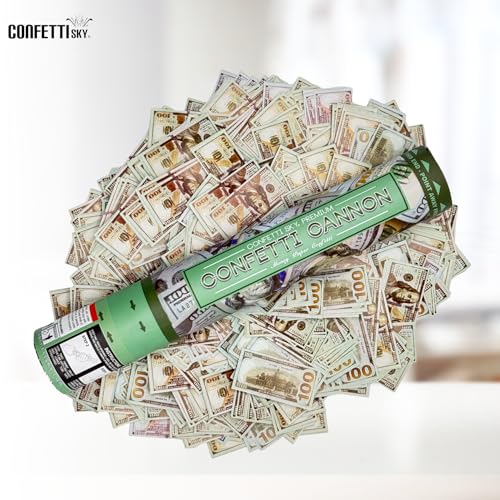 6-Pack 12-Inch Confetti Cannons for Party Celebrations