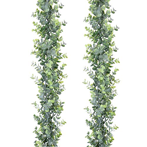2-Pack Faux Eucalyptus Garland for Wedding & Arch Decor