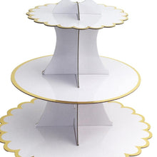 3-Tier Round Cupcake Stand for Parties & Dessert Tables