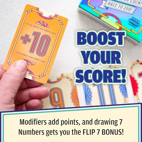 Flip 7 Press-Your-Luck Strategy Card Game for Parties