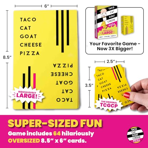 Taco Cat Goat Cheese Pizza Fast-Paced Party Card Game