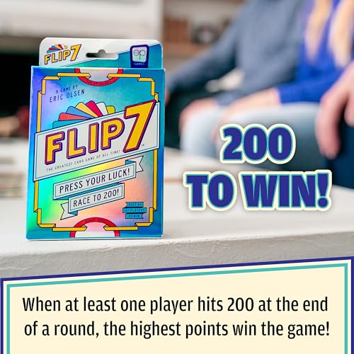 Flip 7 Press-Your-Luck Strategy Card Game for Parties
