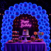 UV Neon Glow Balloons for Blacklight Parties & Events