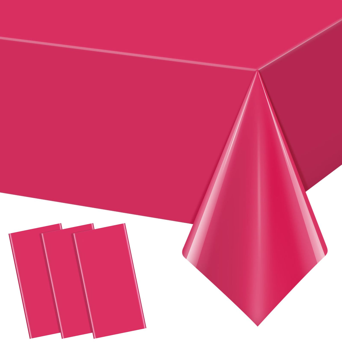 YIDAKO Disposable Plastic Tablecloth for Party Events