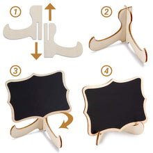 Mini Chalkboard Signs with Easel Stands for Party Tables