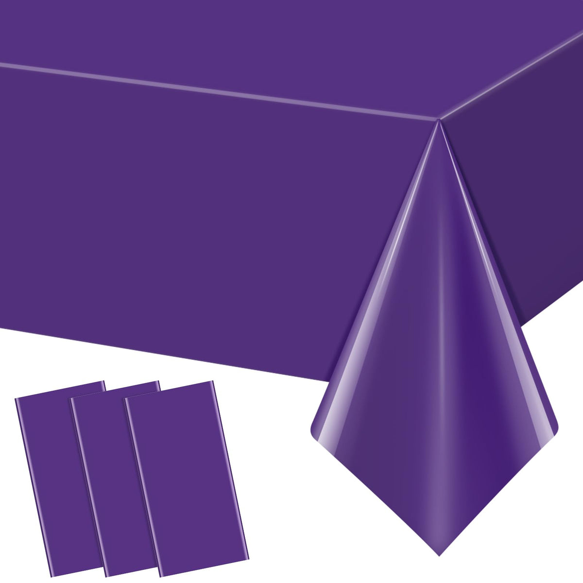 YIDAKO Disposable Plastic Tablecloth for Party Events