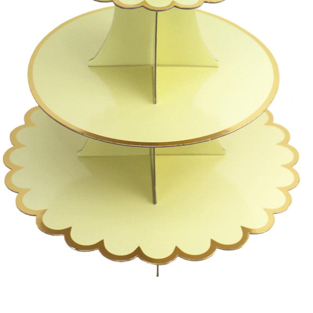 3-Tier Round Cupcake Stand for Parties & Dessert Tables