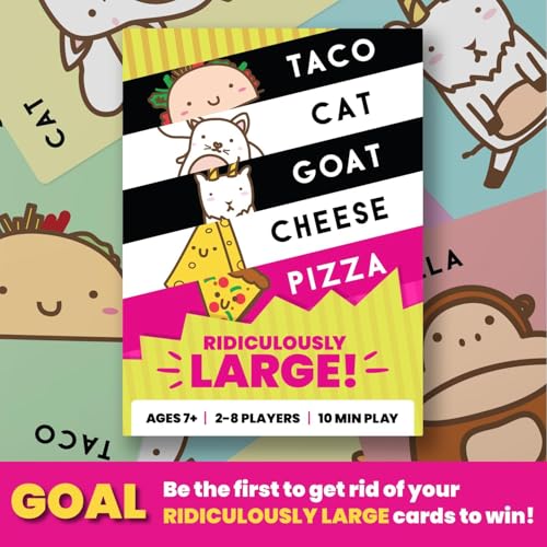 Taco Cat Goat Cheese Pizza Fast-Paced Party Card Game
