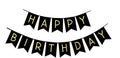 Pre-Strung Happy Birthday Bunting Banner for Party Decor