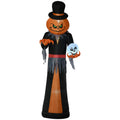 12-Foot Halloween Inflatable Skull Reaper Arch with LED Lights