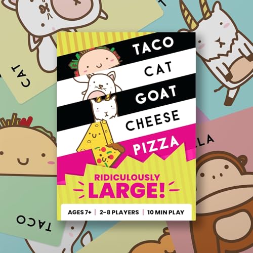 Taco Cat Goat Cheese Pizza Fast-Paced Party Card Game