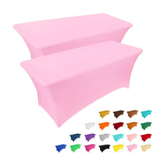 6-Foot Stretch Black Table Cover for Parties & Events