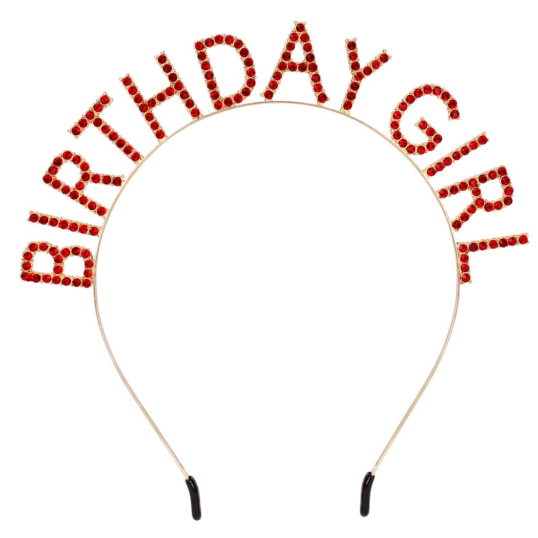 Birthday Girl Tiara Crown Headband for Women’s Parties