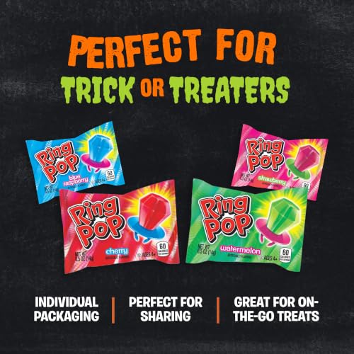 30-Count Ring Pop Lollipops Variety Pack for Party Favors