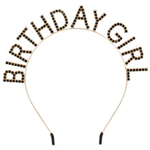Birthday Girl Tiara Crown Headband for Women’s Parties