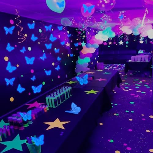 48-Piece 3D Butterfly Wall Sticker Set for Party Decor