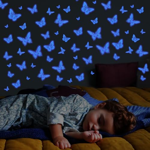 48-Piece 3D Butterfly Wall Sticker Set for Party Decor