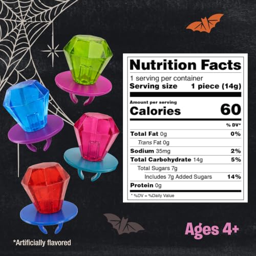 30-Count Ring Pop Lollipops Variety Pack for Party Favors