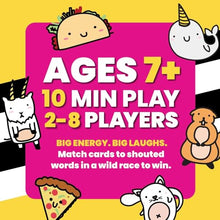 Taco Cat Goat Cheese Pizza Fast-Paced Party Card Game