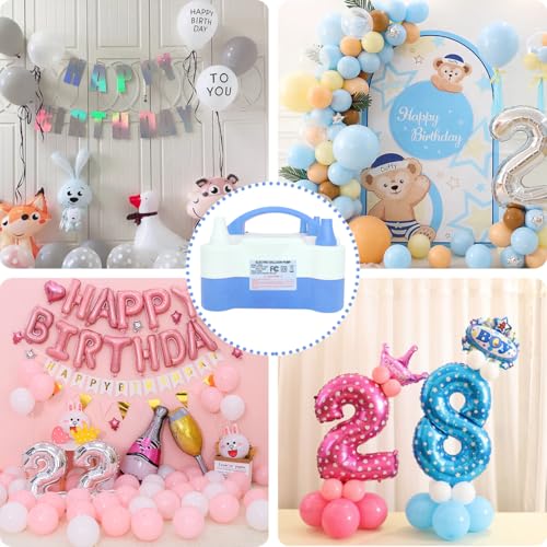 Portable Electric Balloon Pump with 14-Piece Arch Kit