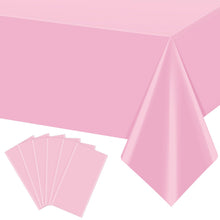 YIDAKO Disposable Plastic Tablecloth for Party Events