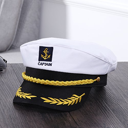 Adult Yacht Captain Sailor Hat for Costume Parties