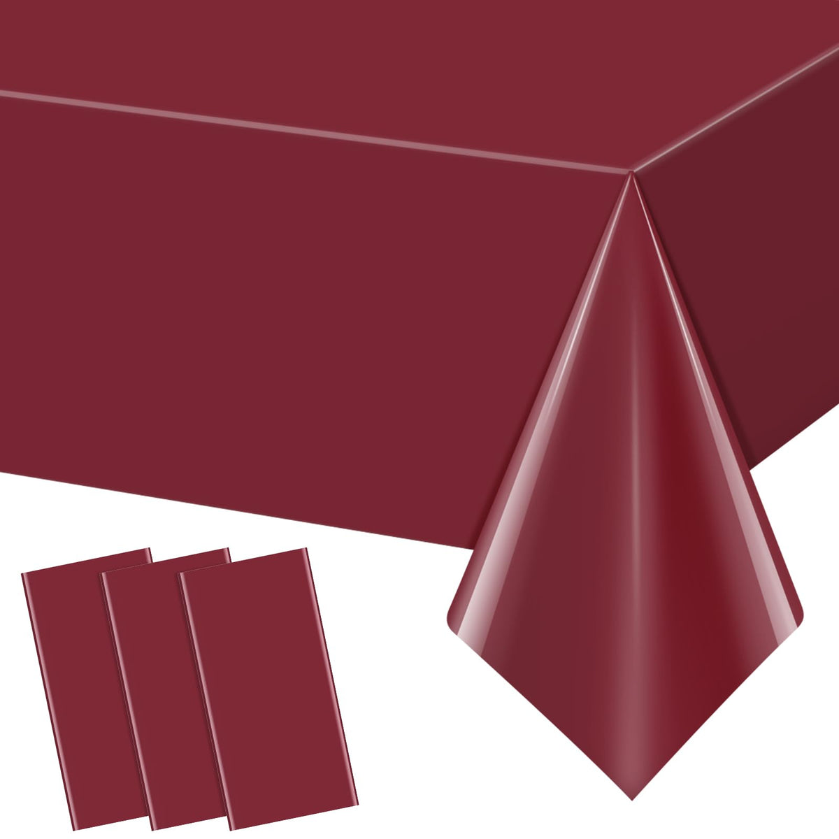 YIDAKO Disposable Plastic Tablecloth for Party Events