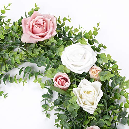 2-Pack Faux Eucalyptus Garland for Wedding & Arch Decor