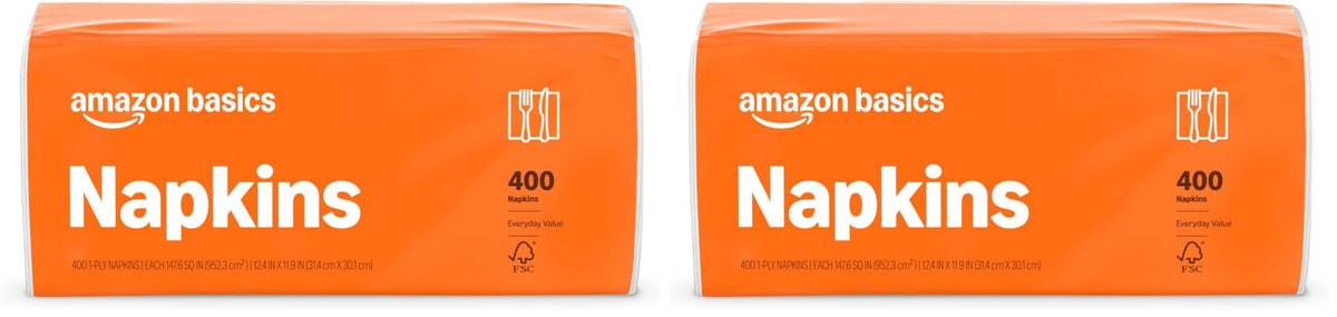 400-Count Everyday Disposable Paper Napkins for Parties