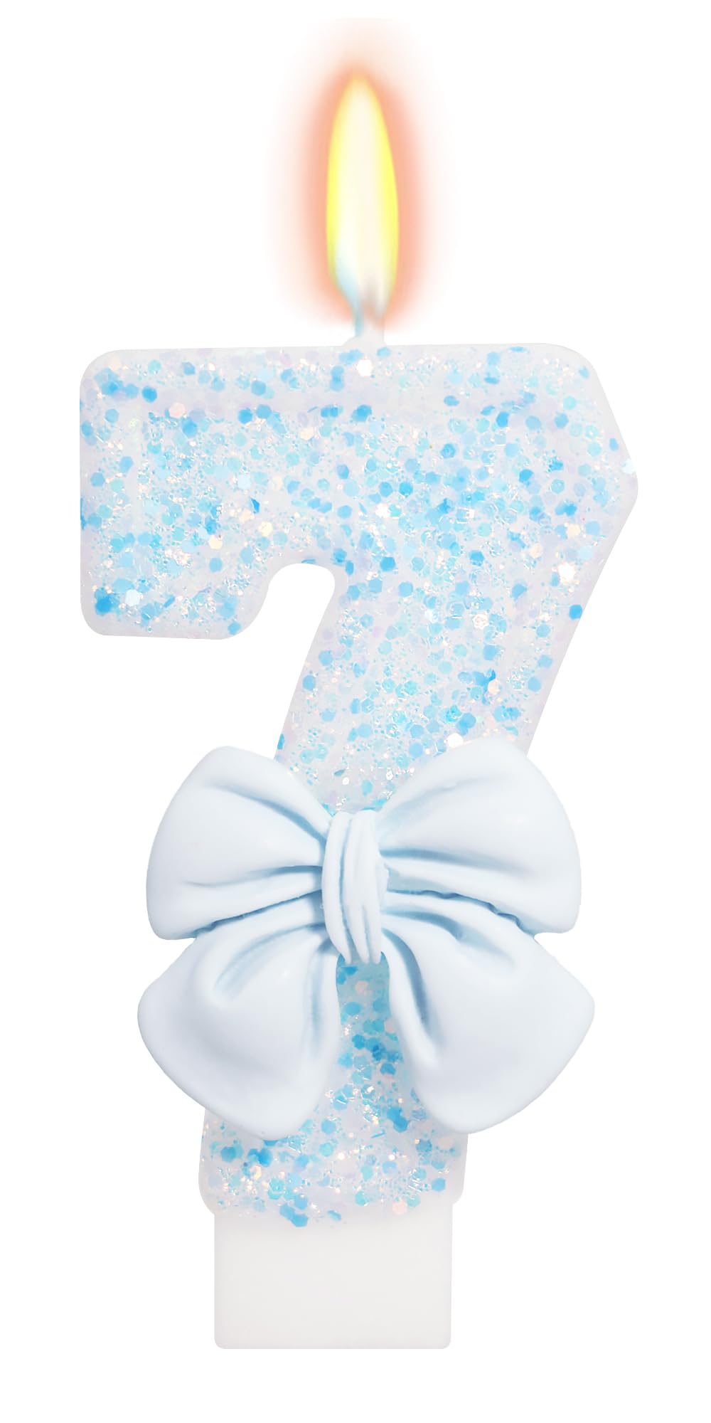 Bow-Shaped Birthday Candle for Cakes & Party Decor