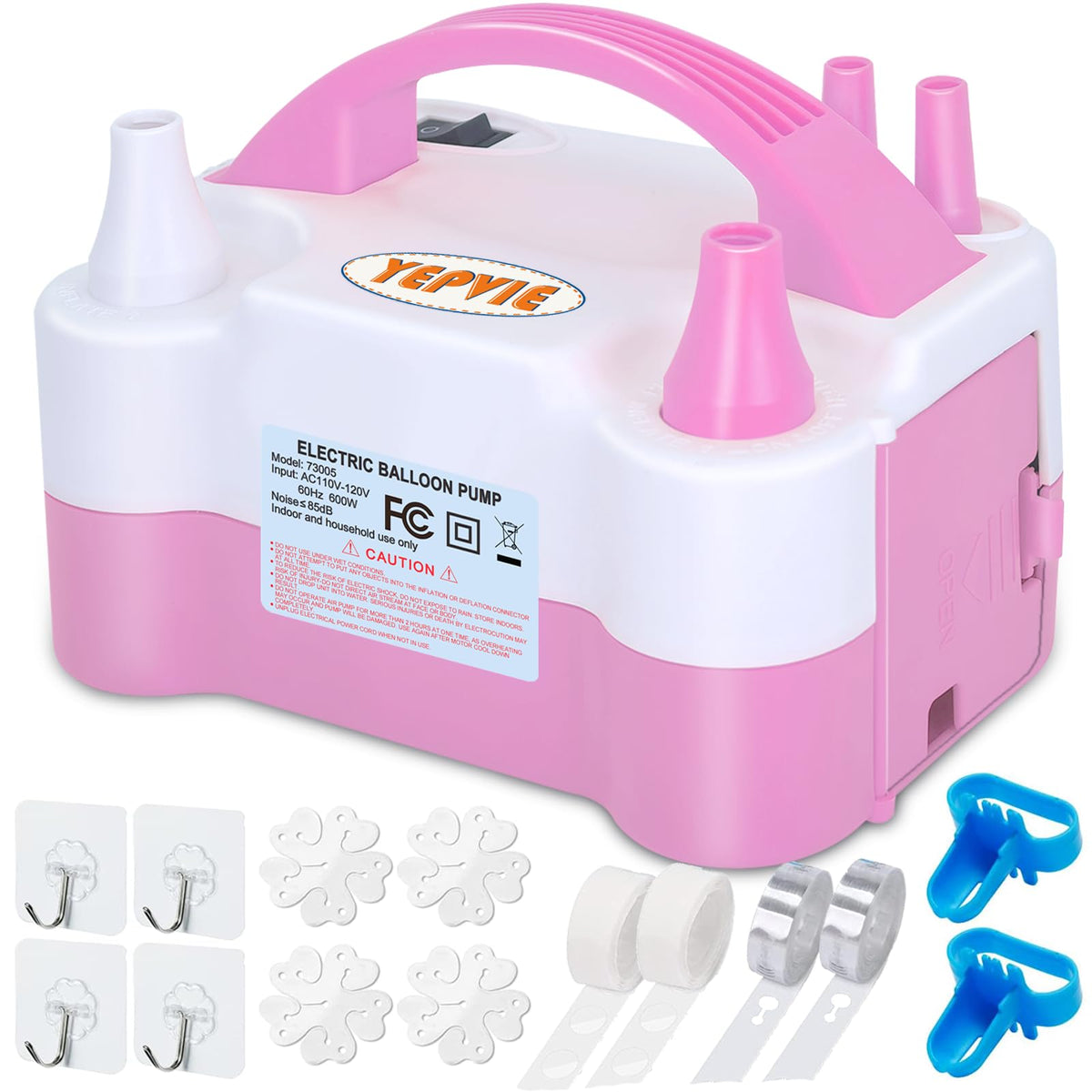 Portable Electric Balloon Pump with 14-Piece Arch Kit