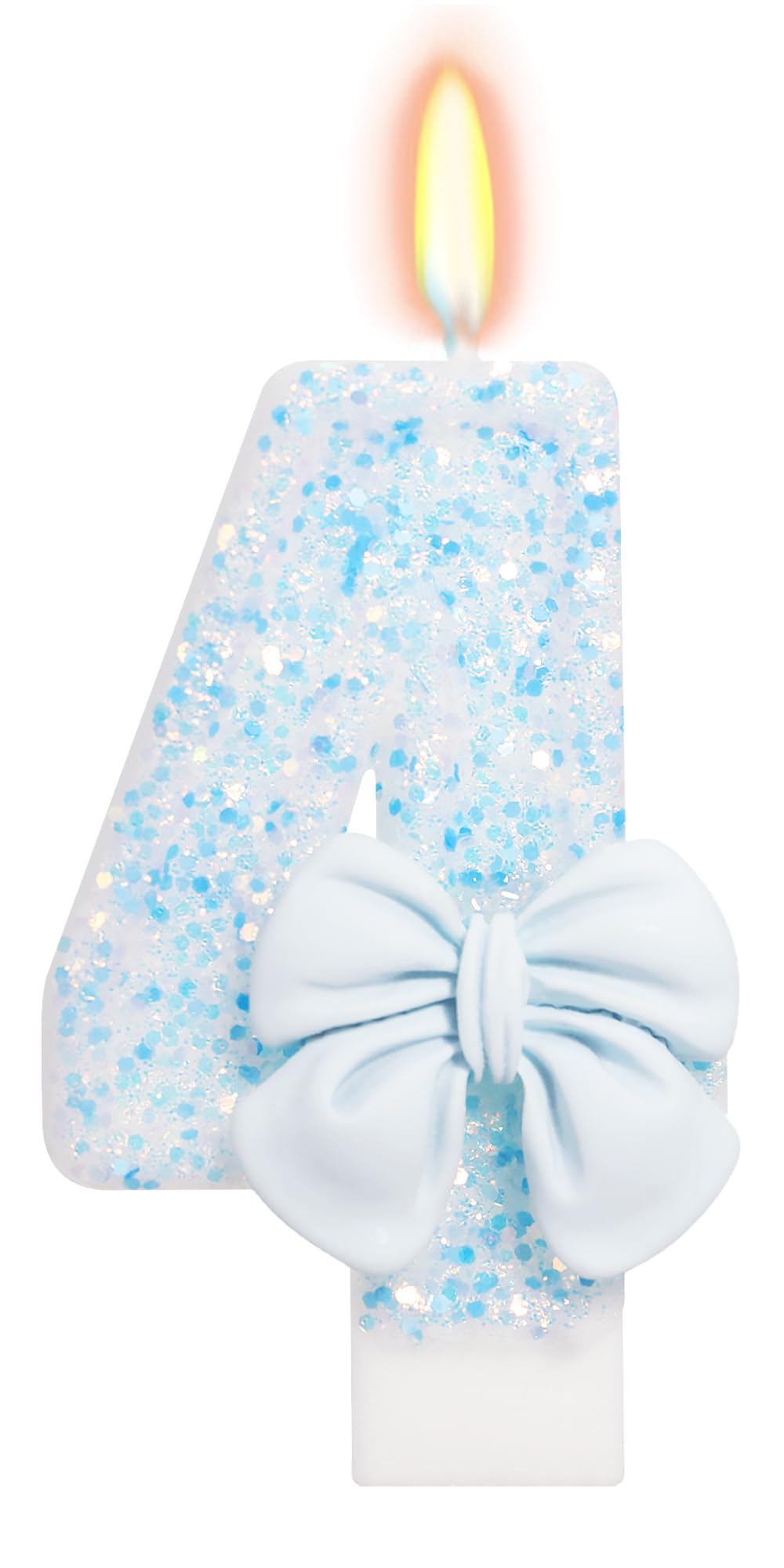 Bow-Shaped Birthday Candle for Cakes & Party Decor