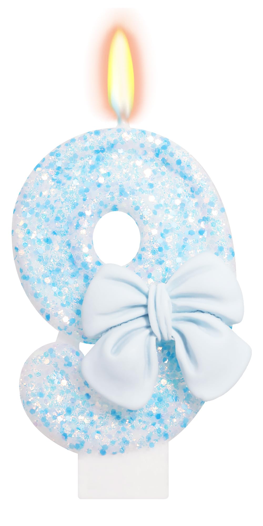 Bow-Shaped Birthday Candle for Cakes & Party Decor