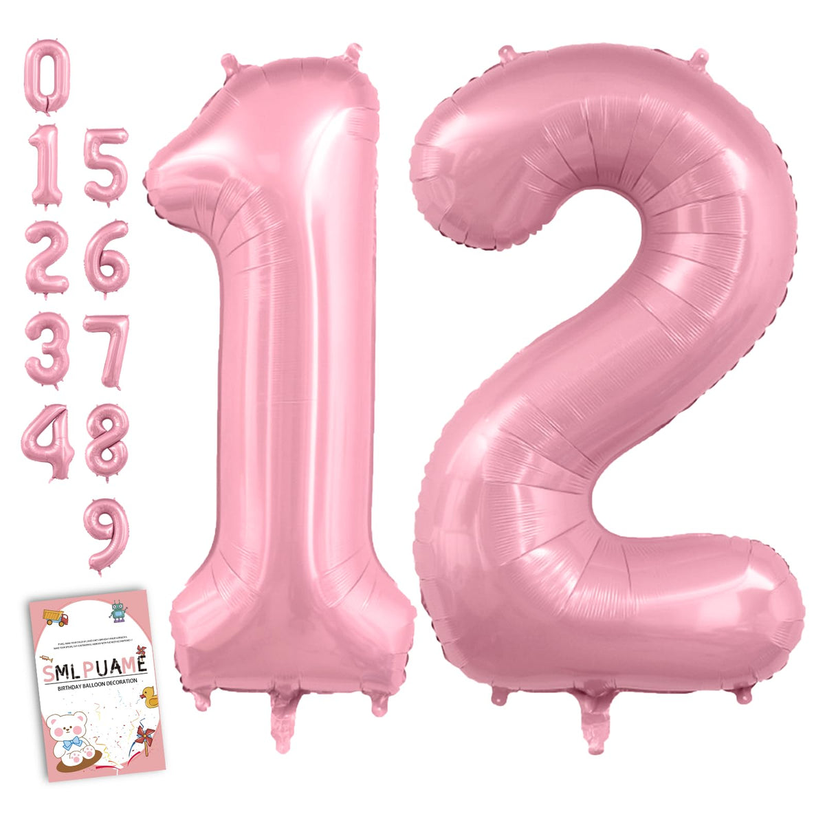 40-Inch Jumbo Foil Number Balloon for Birthday Parties