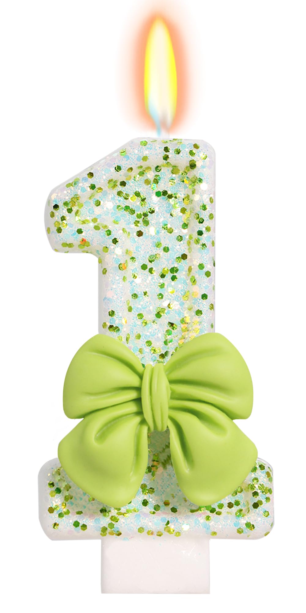 Bow-Shaped Birthday Candle for Cakes & Party Decor