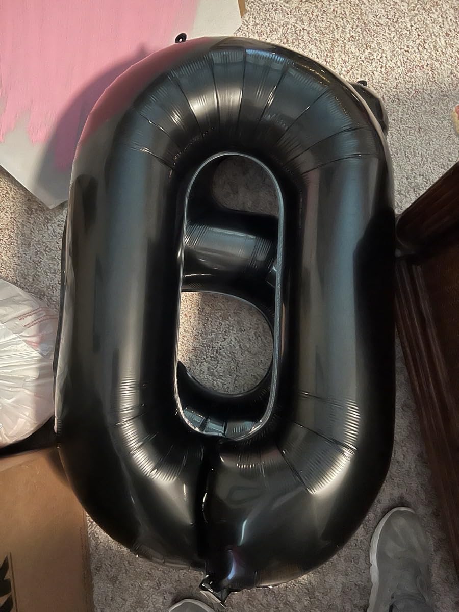 40-Inch Jumbo Foil Number Balloon for Birthday Parties