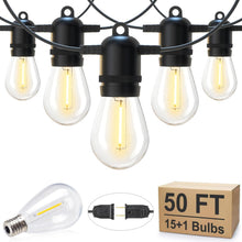 Dimmable G40 LED Outdoor String Lights for Patio Events