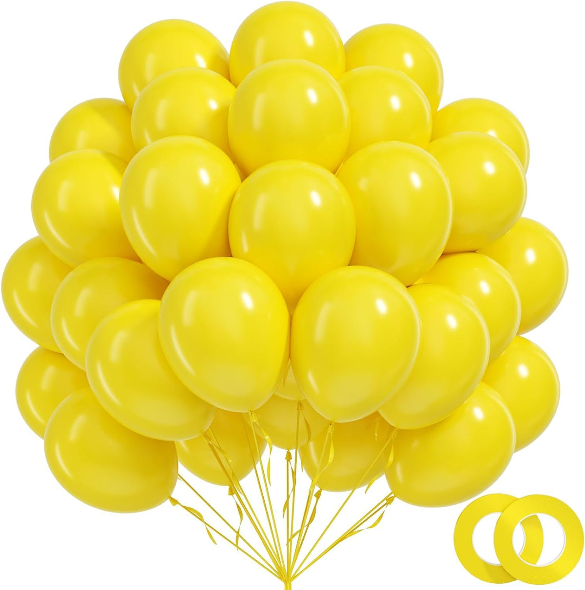 100-Pack 12-Inch Latex Balloons for Parties & Events
