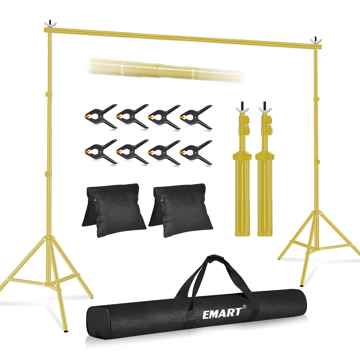 Adjustable Backdrop Stand for Parties & Photo Shoots