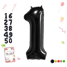 40-Inch Jumbo Foil Number Balloon for Birthday Parties